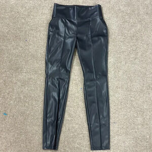 Black Pleather Leggings‎ XS
